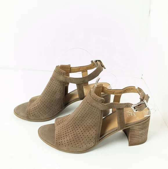 Franco Sarto Suede Harlet Sandals - Picture 15 of 16